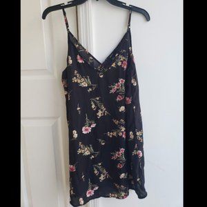 F21 Floral Tunic Dress - Spaghetti Strap